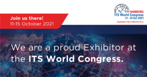 Banner und Logo des ITS Weltkongress 2021.