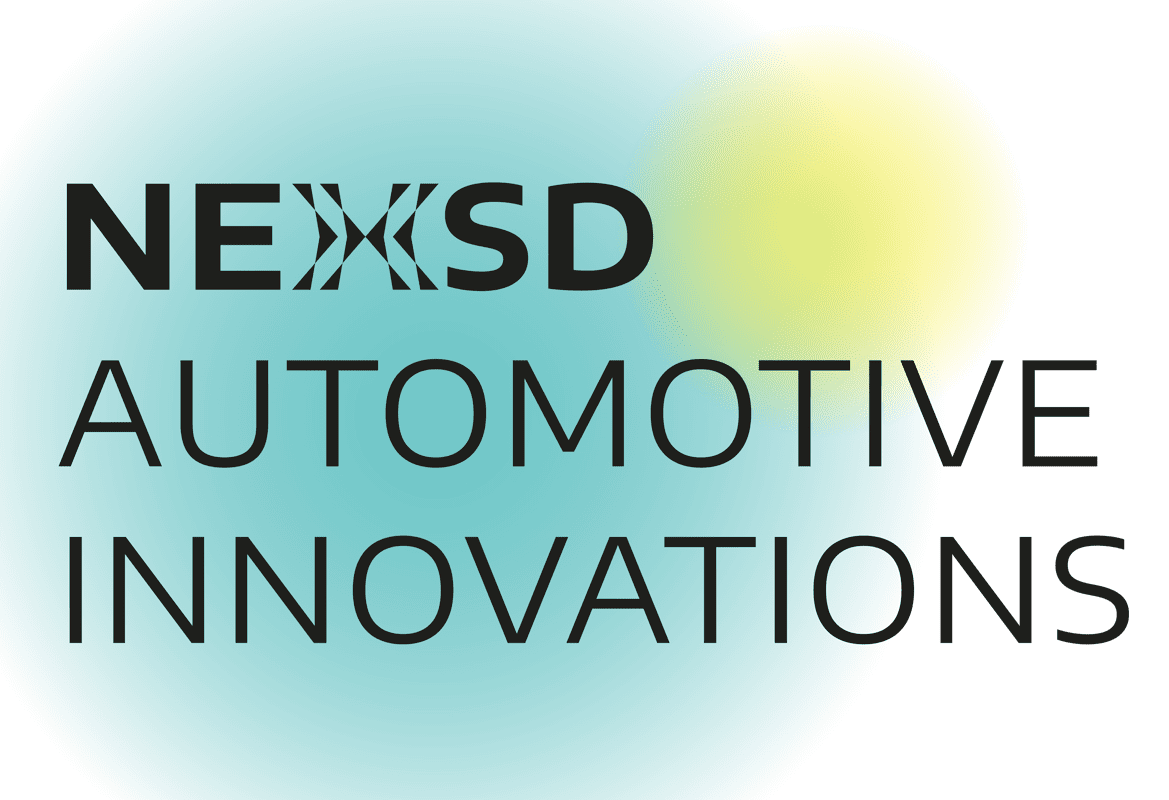 Ein Logo mit der Aufschrift NEXSD Automotive Innovations